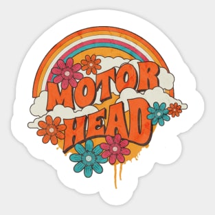 Retro Rainbow - Motorhead Sticker